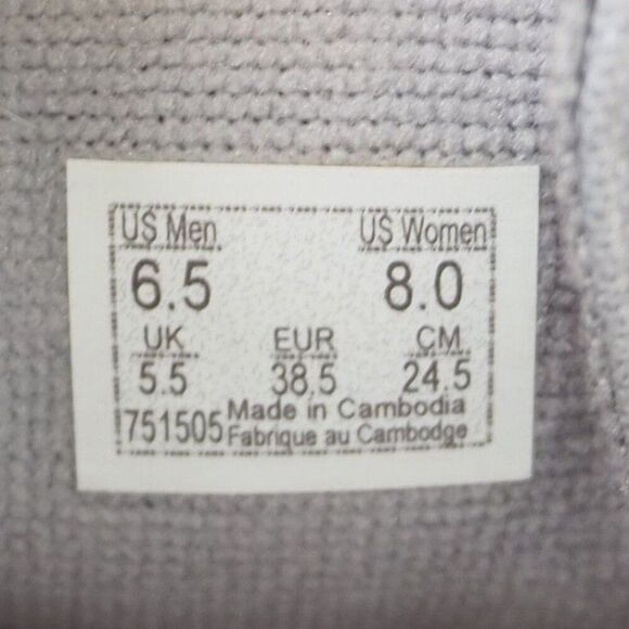 Vans Sk8-Hi Canvas Colorblock Skate Shoes "Grey / Pink / Green" Women's 8 - Picture 10 of 11